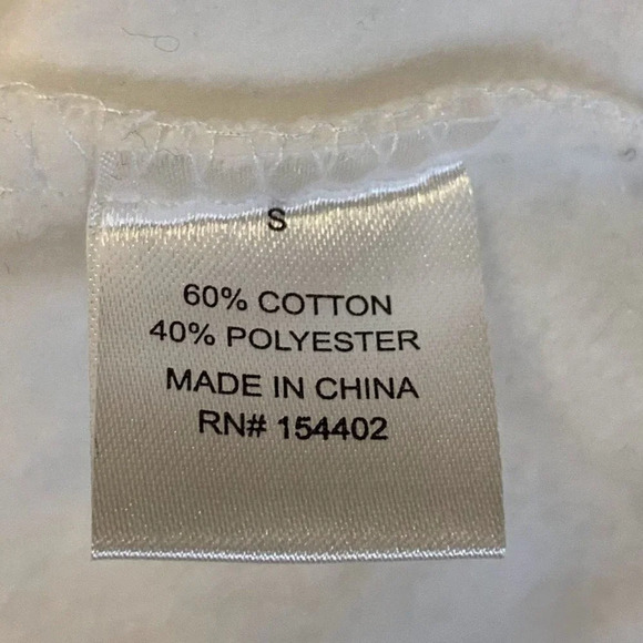 The Vinyl Icons Women's Skeleton Mushroom Graphic Sweatshirt In White SZ S NWT - Picture 9 of 14